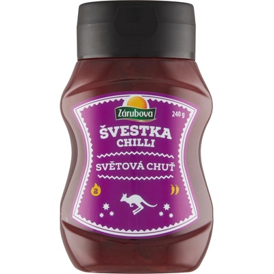 Zárubova Omáčka švestka chilli 250 ml