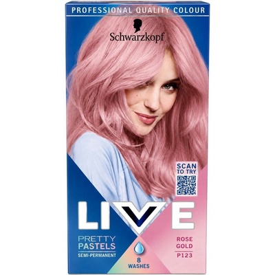 Schwarzkopf Live Ultra Brights barva na vlasy Rose Gold P123