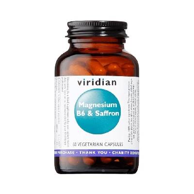 Viridian Magnesium B6 a Saffron Hořčík, vitamín B6 a šafrán 60 kapslí