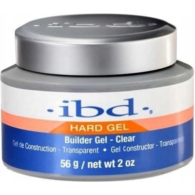 IBD Hard Builder Gel LED/UV stavební gel Clear 56 g