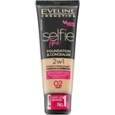 Eveline Cosmetics Selfie Time Make-up a korektor 2 v 1 02 Ivory 30 ml