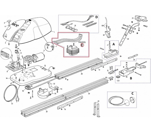 PRSP05 transformátor pro SP6065