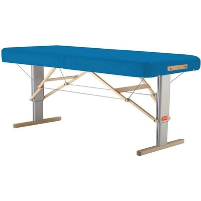 Clap Tzu Linea Physio Prenosný elektrický masážny stôl Farba: PU - azúrová (azure), Rozmery: 192 x 65 cm, Doplnky: sieťové napájanie + vstavané elektrické vyhrievanie + nožný spínač od 192*65 cm | 29