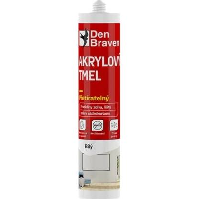 DEN BRAVEN Tmel akrylový, RL, bílý, 600ml Barva: Bílá, Balení: 600 ml, Typ obalu: salám