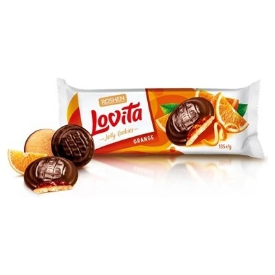 Roshen Lovita Čokopiškot pomaranč 135 g