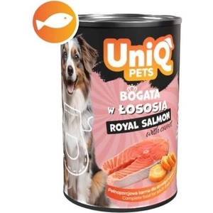 Uniq Pets Dog Wet Food Royal Salmon 375g - мокра храна за кучета със сьомга