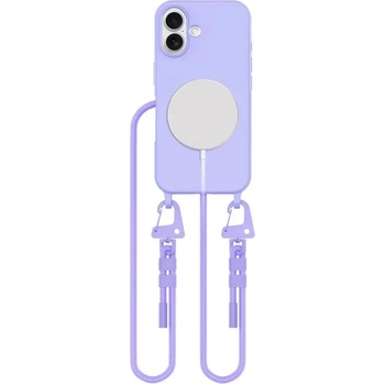 Tech-Protect Калъф Tech-Protect MagNecklace MagSafe с въже за iPhone 16 - лилав (5906302375905)
