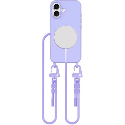 Tech-Protect Калъф Tech-Protect MagNecklace MagSafe с въже за iPhone 16 - лилав (5906302375905)