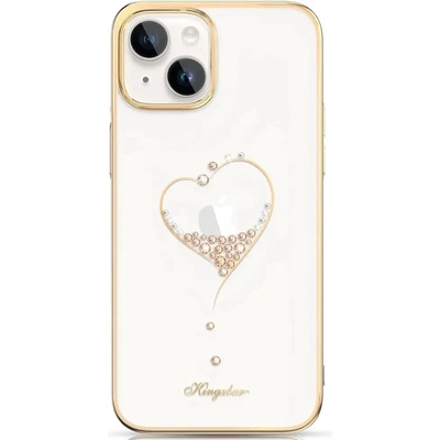 Kingxbar Кейс Kingxbar Wish Series за iPhone 15, златист (6959003512185)