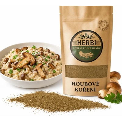 Herbi Hubové korenie aromatická zmes sušených húb a byliniek 50 g