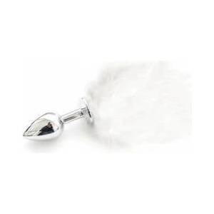 Plug anale Pon Tail Anal Plug bianco
