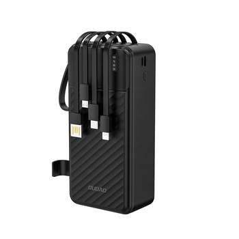 Image 1 of Dudao K11 Max 30000mAh Power Bank с вградени кабели, черен (DDA504)