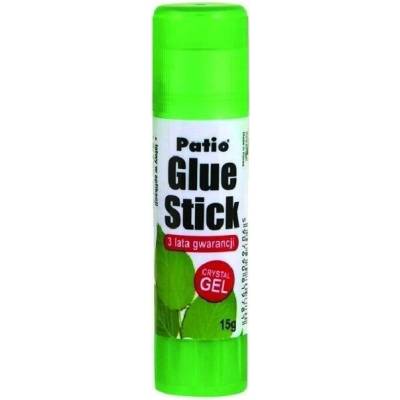 Patio Školské kancelárske lepidlo v tyčinke, priehľadné Lepidlo v tyčinke 15g
