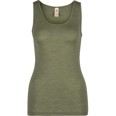 Engel Дамско копринено термобельо Engel Women's Tank Top Merino base layer - Olive - размер 46/48 (EU) (114-0520-1011)