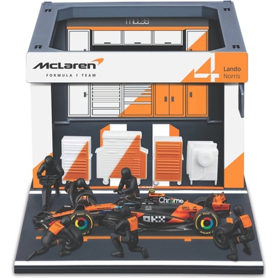 BBURAGO Model auta F1 Pit Pass (McLaren MCL39 č. 4 Norris '25) 1:43