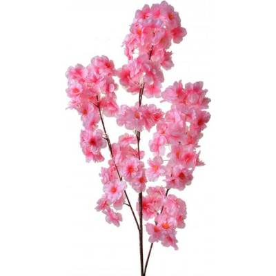 Umělá květina – fuchsiové kvítky na větvičce – 106 cm