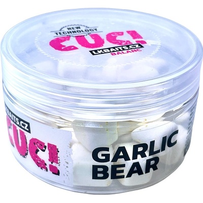 LK Baits CUC Nugget Balanc Fluoro 100ml 10mm Garlic Bear