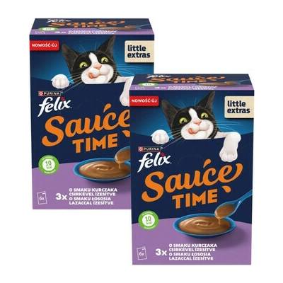 FELIX Sauce Time Chicken and Salmon kuřecí a losos 12x40 g