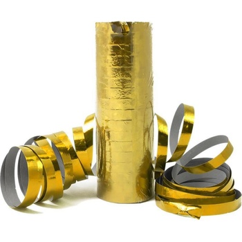 GoDart Serpentíny ligotavé zlaté 4 m