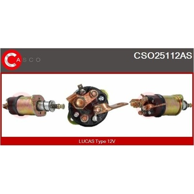 Elektromagnetický spínač, štartér CASCO CSO25112AS