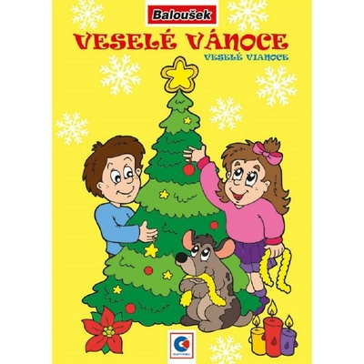 BALOUŠEK TISK Omalovánka A5 Veselé Vánoce