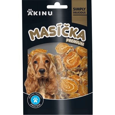 Akinu Masíčka Premium Losos kolečka s kůží 75 g