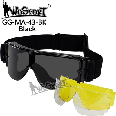 Brýle Wosport Ochranné ATF X800 černé