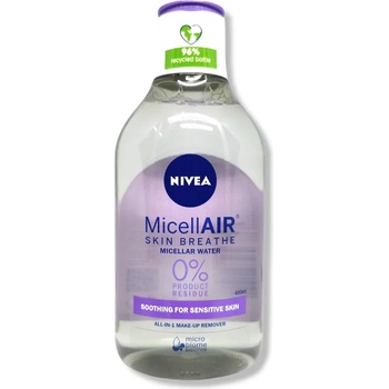 Nivea мицеларна вода, Soothing, Sensitive skin, 400мл