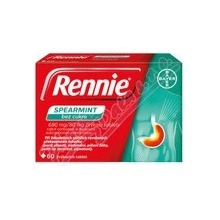 RENNIE SPEARMINT BEZ CUKRU POR 680MG/80MG TBL MND 60