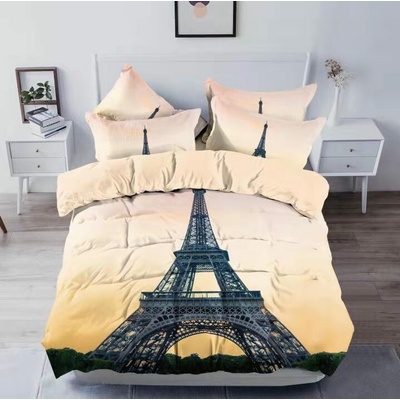 Textilomanie 3D obliečky EIFFELOVA VEŽA 70x90 140x200