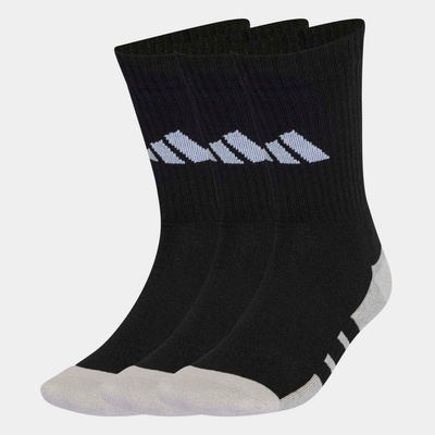 adidas set detských priedušných ponožiek 3 páry čierno-biely