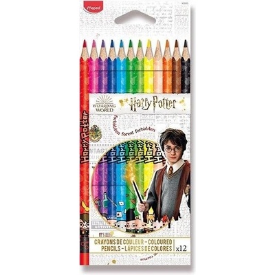 Maped Color´Peps Harry Potter trojhranné farbičky 12 ks v kartónovom obale