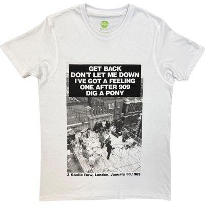 The Beatles Rooftop Songs White XL Риза (<![CDATA[BEATTEE418MW04]]>)