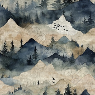 Softshell letní ranní horská mlha by MIMI