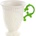 Seletti Чаша за чай I-WARES 11, 5 cм, зелено, Seletti (SLT09855VER)