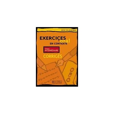 Exercices d´oral en contexte niveau intermédiaire klíč