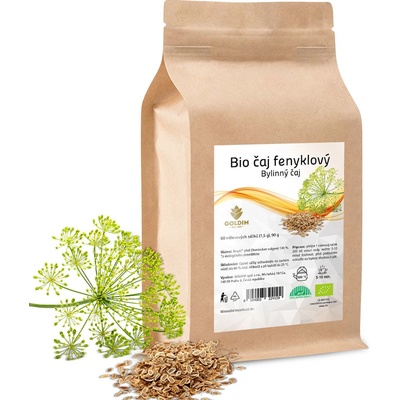 Goldim Bio čaj fenyklový 60 sáčků