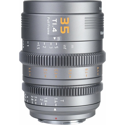 SIRUI Vision Prime 1 35mm T1.4 Full Frame Cine Lens (Metal Grey,E/Z/RF/L Interchangable Mount) VP-1-35G