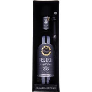 BELUGA Gold Line кожена кутия - водка 700ml