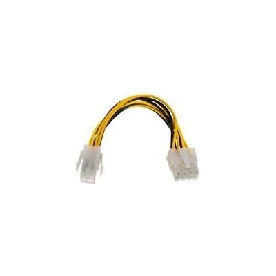 Akyga AK-CA-10 power cable Black Yellow 0.15 m