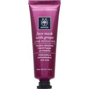APIVITA Стягаща маска против бръчки за лице с грозде, Apivita Line Reducing Face Mask with Grape 50ml