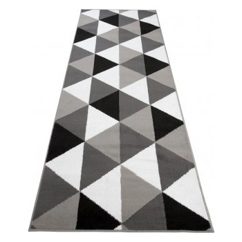 Nej-koberce BALI PP C603B svetlě šedý/bílý metráž 70 cm