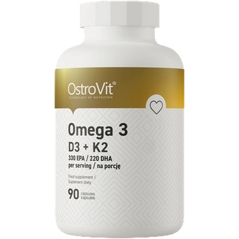 OstroVit Omega 3 / D3 + K2, 90 softgels