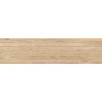 Mexen Western Wood Гланциран гранитогрес Miele, дървоподобна стенна плочка 120 x 30 (TL702-120-030-57)