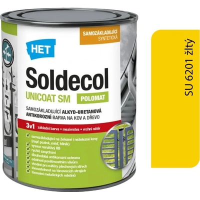 Het Soldecol Unicoat SM SU 6201 žltý 2,5l