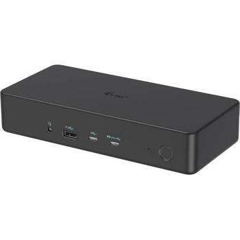 i-Tec USB 3.0 / USB-C / Thunderbolt 3 Professional Dual 4K Display Docking Station Generation 2 + Power Delivery 100W CADUAL4KDOCKPD2