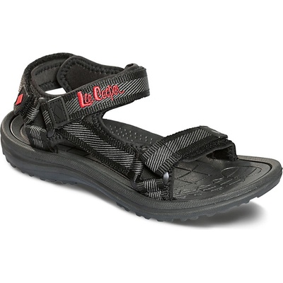 Lee Cooper LCW-22-34-0941L dámske sandále šedo / čierne
