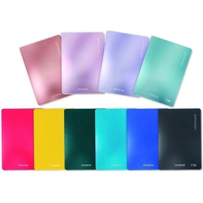 MITAMA Sešit Color Touch A4 linkovaný s okrajem tm.zelená