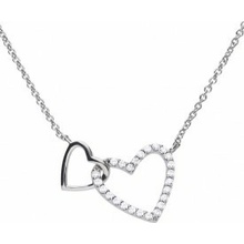 Diamonfire Strieborný náhrdelník N4249