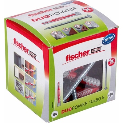 Fischer DUOPOWER 10x80 S LD 2komponentní hmoždinka 80 mm 10 mm 538257 10 ks